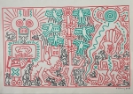 Keith Haring  - Originele Tekening 1984