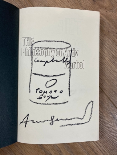 Andy Warhol - The Philosophy of Andy Warhol - Met Tekening