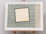Roger Raveel - Wall with white in the square.