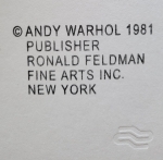 Andy Warhol - Andy Warhol - Portfolio Mythes - Howdy Doody - 1981