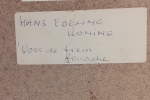 Hans  Ebeling Koning  - Hans Ebeling Koning ,  voor de trein