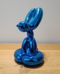 Jeff  Koons (after) - Chien Ballon Assis (Bleu)