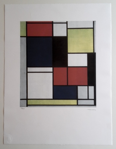 naar piet  Mondriaan  - Tableau no. II