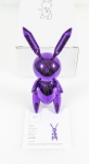 Jeff  Koons (after) - purple rabbit