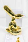 Jeff  Koons (after) - Zittende Ballonhond (Gold)