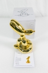 Jeff  Koons (after) - Zittende Ballonhond (Gold)