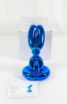 Jeff  Koons (after) - Zittende Ballonhond (Blue)