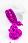 Jeff  Koons (after) - Zittende Ballonhond (Magenta)