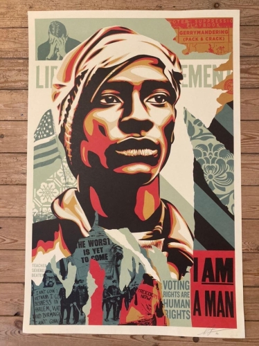 Shepard Fairey - Le droit de vote est un droit humain