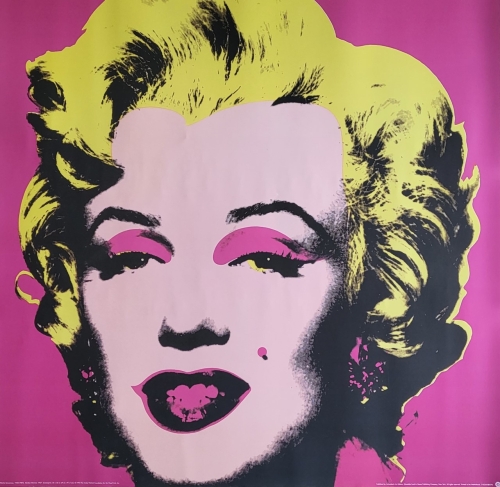 Andy Warhol - Marilyn, rose (grand) Andy Warhol 1993 Lithographie offset Art Print Poster