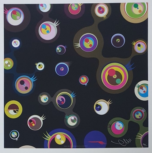 Takashi Murakami - Takashi Murakami - Jellyfish Eyes Black