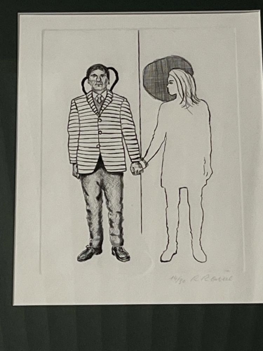 Roger Raveel - Human couple