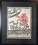 Keith Haring  - Galerie Watari Tokoyo - Avec Dessin & Signature