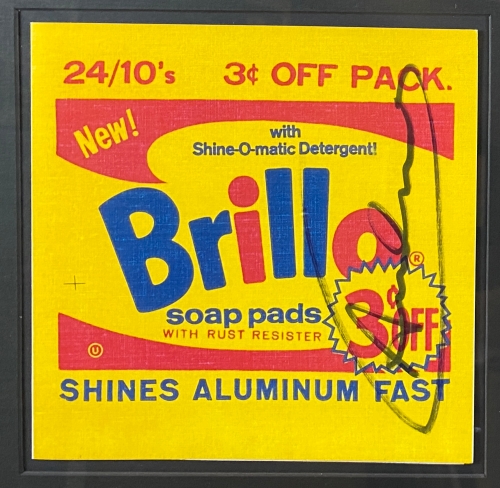 Andy Warhol - Brillo Soap Invitation - Gesigneerd