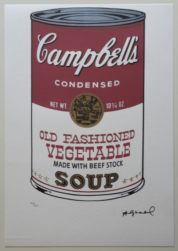 (After) Andy Warhol - Campbells Soup Old Fashioned Vegetable