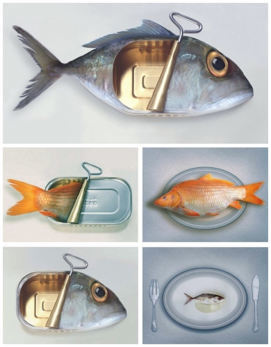 Art Grafts - 'Surreal Fishions' Folio