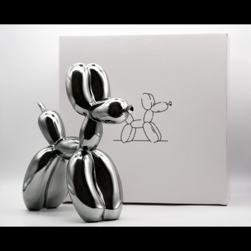 Jeff  Koons (after) - Jeff Koons - Ballon hond Zwart - Editions Studio