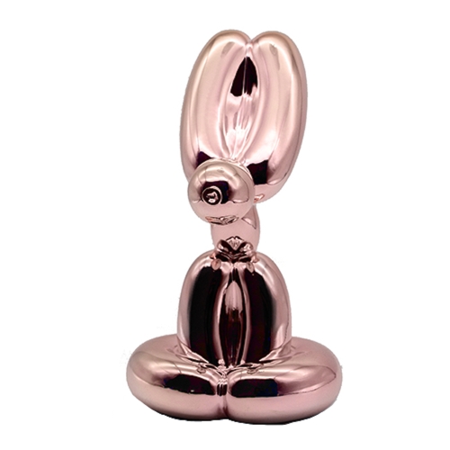 Jeff  Koons (after) - Jeff Koons - Lapin Assis Or Rose - dition Studio