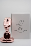 Jeff  Koons (after) - Jeff Koons - Lapin Assis Or Rose - dition Studio