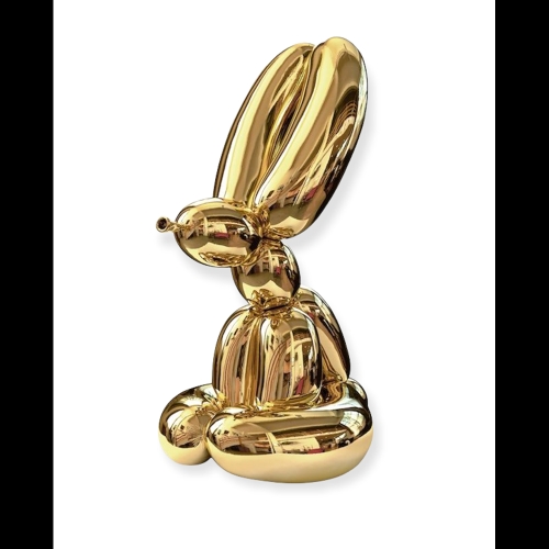 Jeff  Koons (after) - Jeff Koons - Sitting Rabbit Gold - Studio Editions