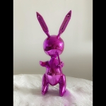 Jeff Koons - Balloon Rabbit XL Pink - Studio Edition