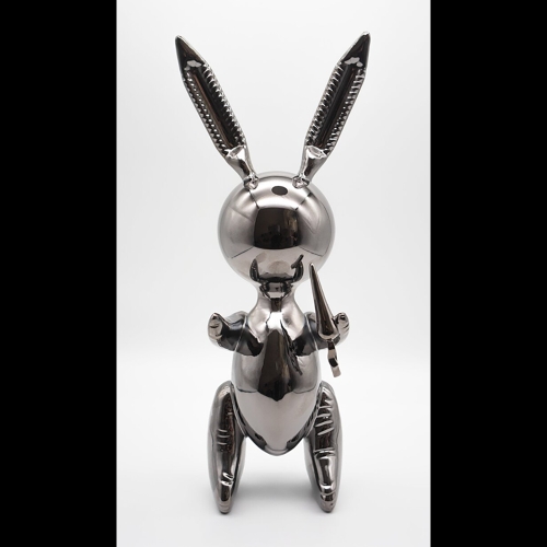 Jeff  Koons (after) - Jeff Koons - Balloon Rabbit XL Black - Studio Edition