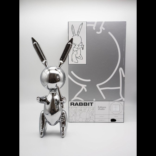 Jeff  Koons (after) - Jeff Koons - Balloon Rabbit XL Silver - Studio Edition