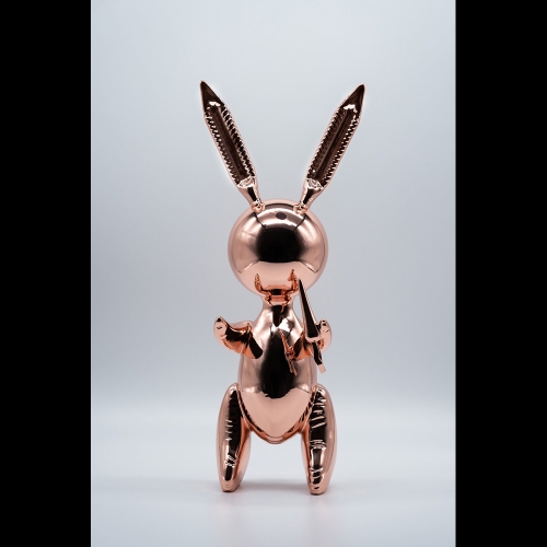 Jeff  Koons (after) - Jeff Koons - Balloon Rabbit XL Rose Gold - Edition Studio