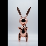 Jeff Koons - Balloon Rabbit XL Rose Gold - Studio Edition