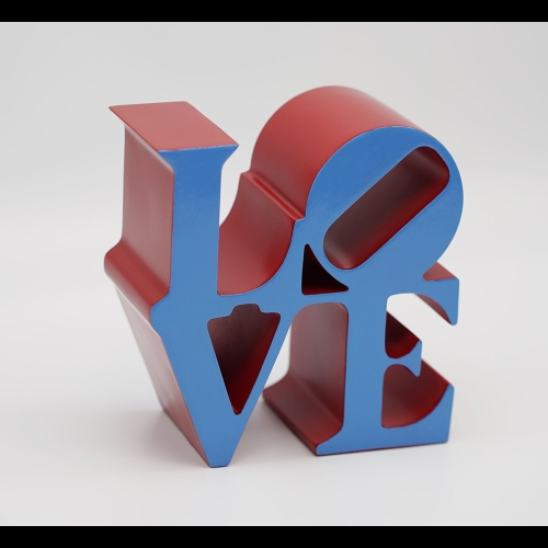 Robert Indiana (after) - Robert INDIANA (Blauw & Rood)