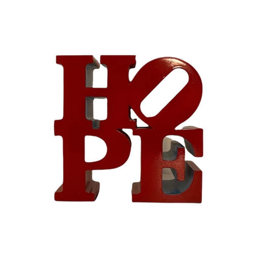 Robert Indiana (after) - Indiana - HOOP (Rood)