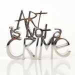 Mr brainwash - Art is not a crime (Silver)