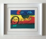 Guillaume Corneille - Signed; Summer Reveries Lithograph