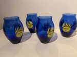 Guillaume Corneille - 4 Vases Oiseau Soleil