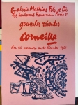 Guillaume Corneille - Affiche Lithographique Corneille Gouaches rcentes 1964