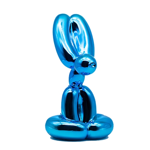 Jeff  Koons (after) - Jeff Koons - Zittend konijn blauw