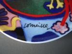 Guillaume Corneille - Corneille, six coasters, ceramics
