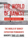 Banksy (after)  - Banksy Flower Thrower - Officile poster van de tentoonstelling Parijs 