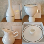 Delphine Boël - Serax - "LOVE" collection - Candlestick, Table jug and 2 vases - 4 pieces! (4) - Porcelain