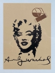 Andy Warhol - Original Drawing Marilyn - Studio 54