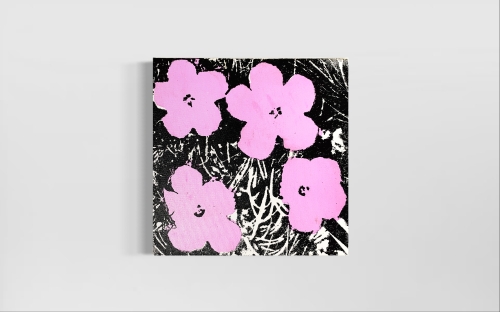 Andy Warhol - Andy Warhol - Flowers op Canvas