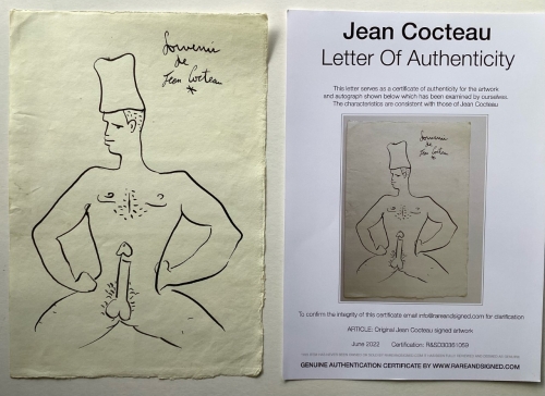 Jean Cocteau - Nude man