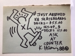 Keith Haring  - Keith Haring- Man with skate