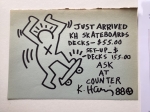 Keith Haring  - Keith Haring- Man with skate