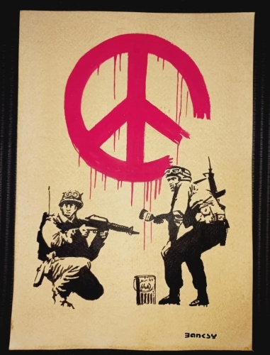 Banksy (after)  - BANKSY x TATE MOMA - Peace