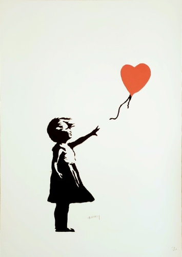 Banksy (after)  - Meisje met rode ballon