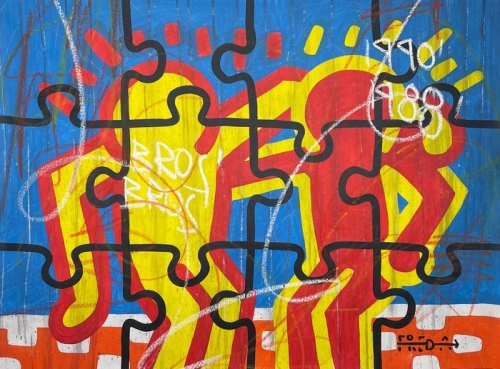 Freda People  - Rare Haring Puzzle Series