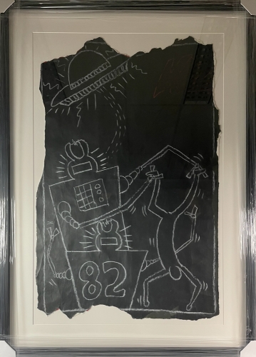 Keith Haring  - Subway drawing