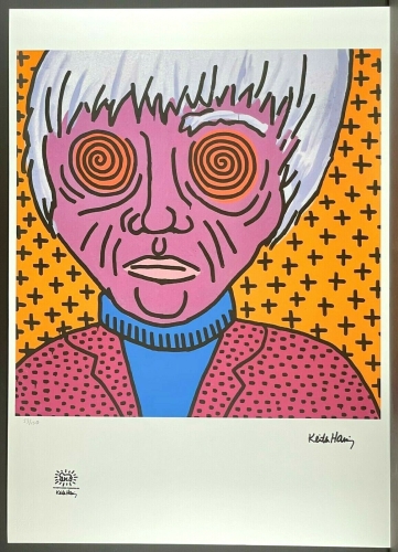 Keith Haring  - Andy Warhol