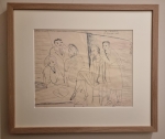 Original drawing "La Cambre -18 Fevrier 1948"